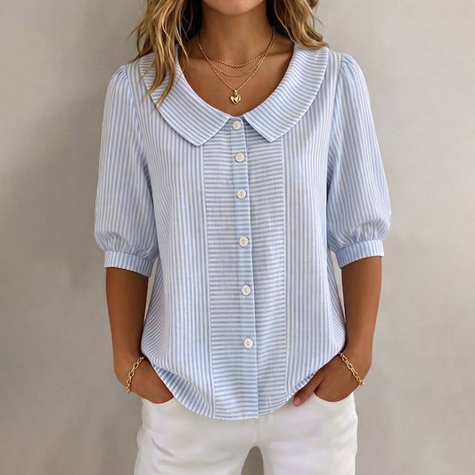 Amalie Collar Blouse