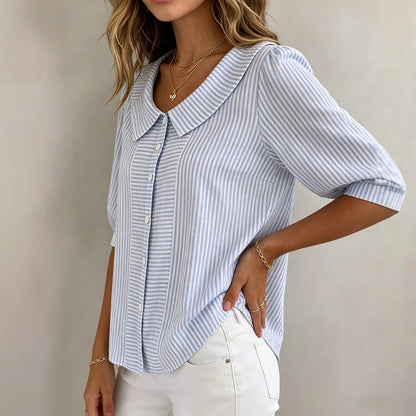 Amalie Collar Blouse