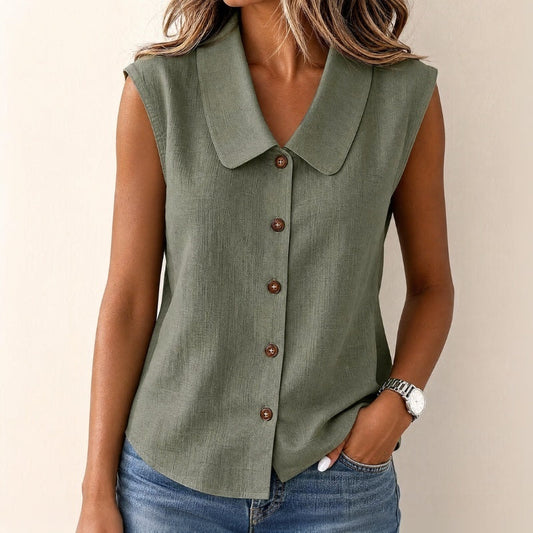 Elena Sleeveless Blouse