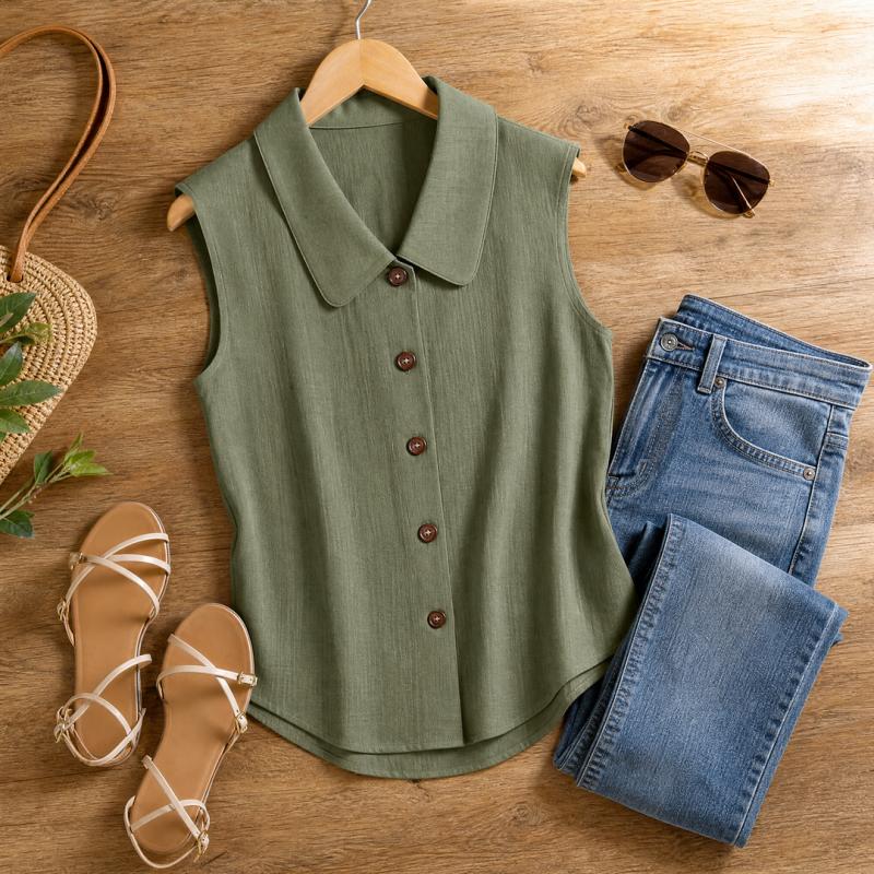 Elena Sleeveless Blouse