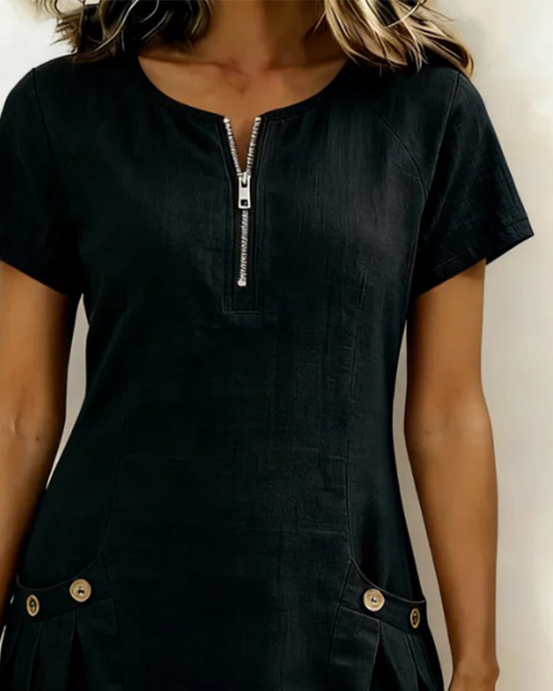 Sienna Zip Dress