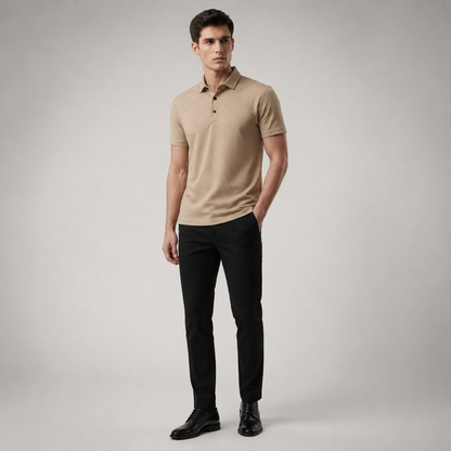 Logan Waffle Polo