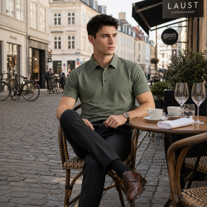 Logan Waffle Polo