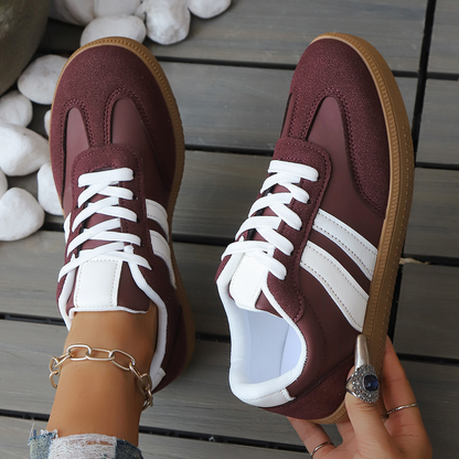 Livia Retro Leather Sneakers