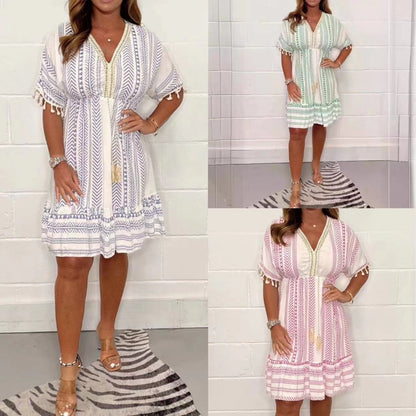 Santorini Breeze Dress