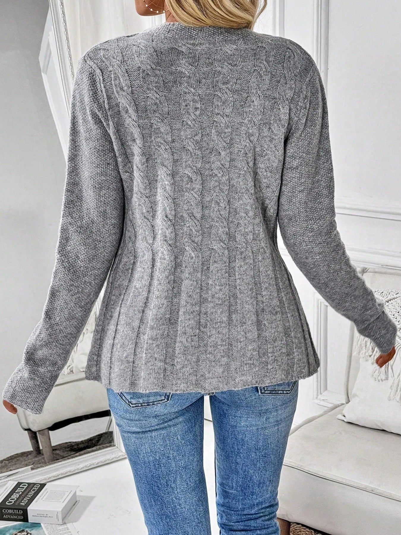 Margot Cable Cardigan