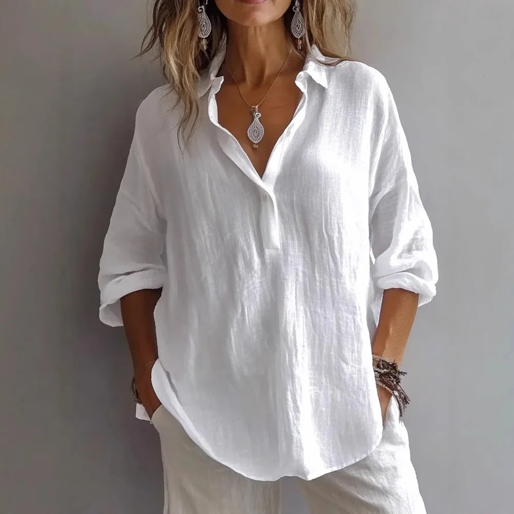 Isla Relaxed Linen Shirt