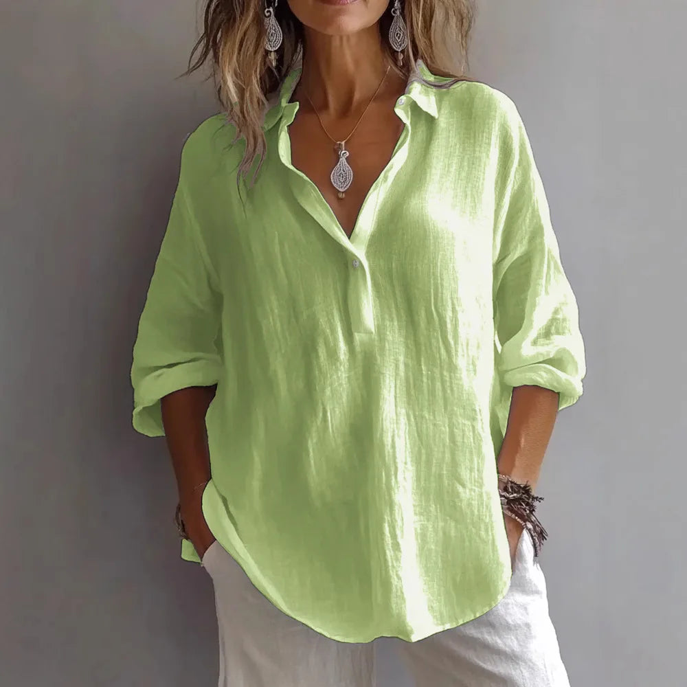 Isla Relaxed Linen Shirt