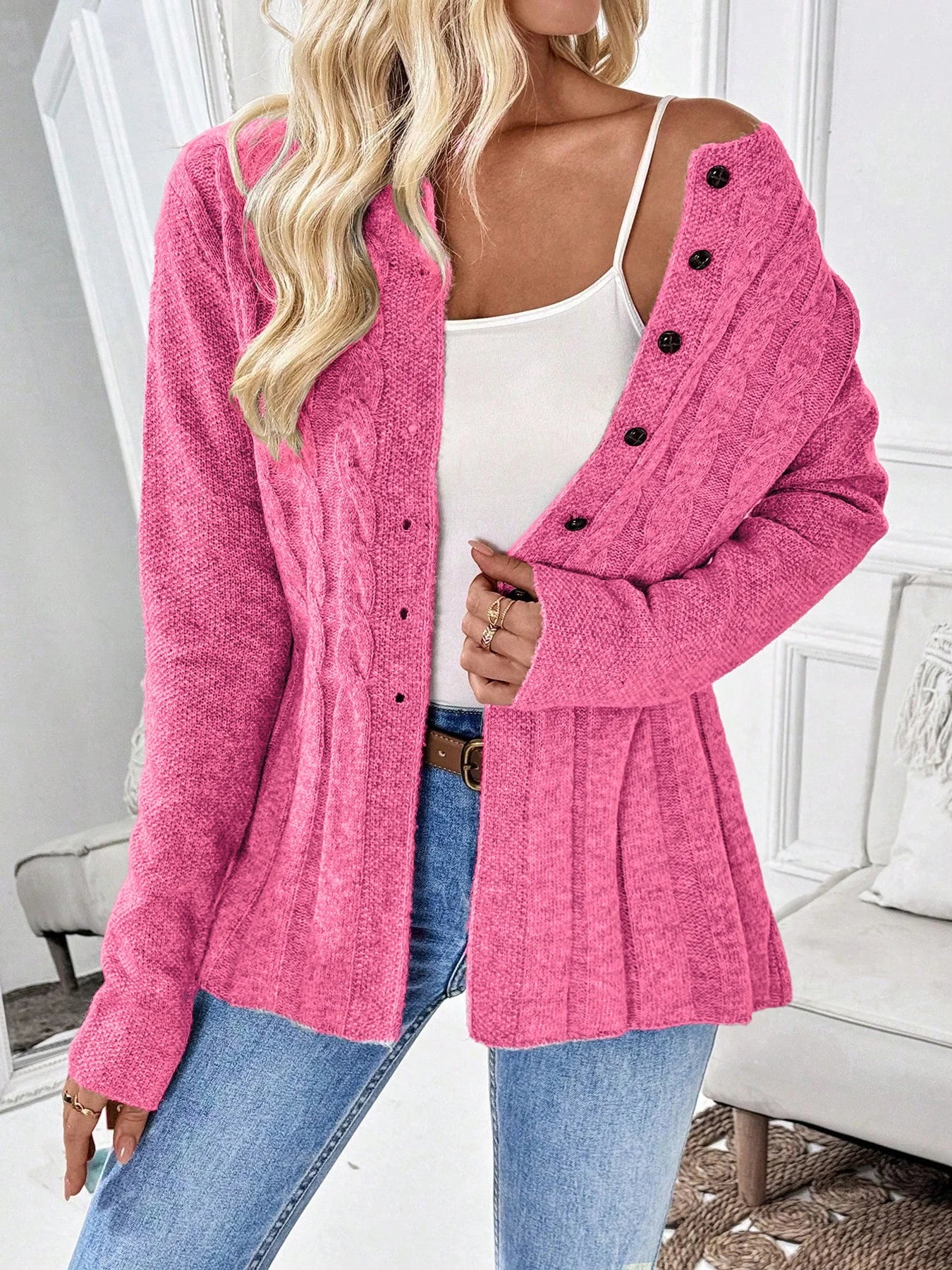 Margot Cable Cardigan