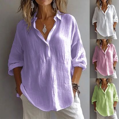 Isla Relaxed Linen Shirt