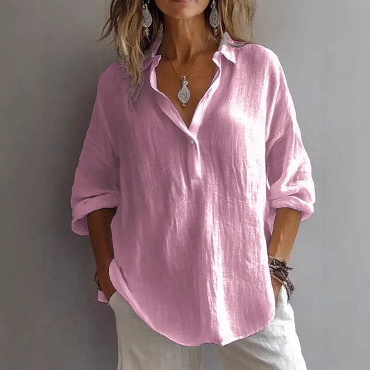 Isla Relaxed Linen Shirt