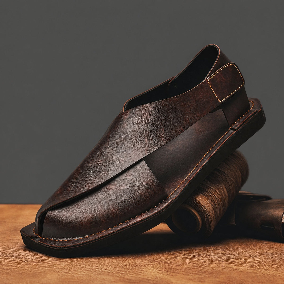 Victor Leather Sandals