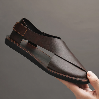 Victor Leather Sandals