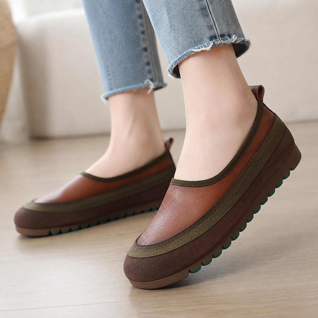 Mila Comfort Leather Loafers