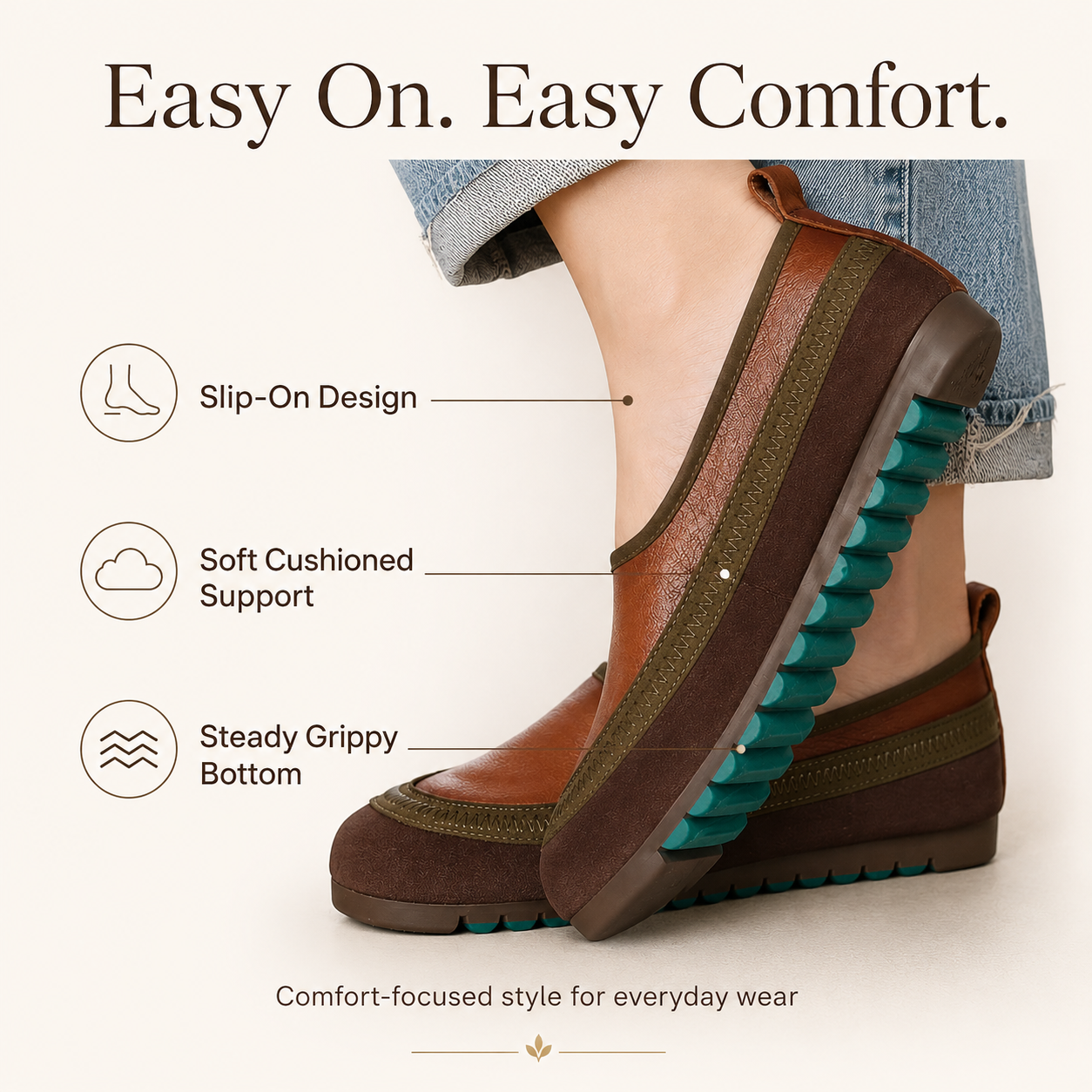 Mila Comfort Leather Loafers