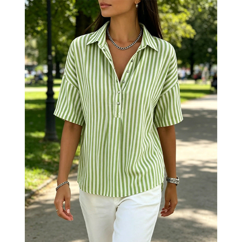Emilia Striped Blouse