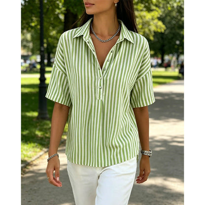 Emilia Striped Blouse