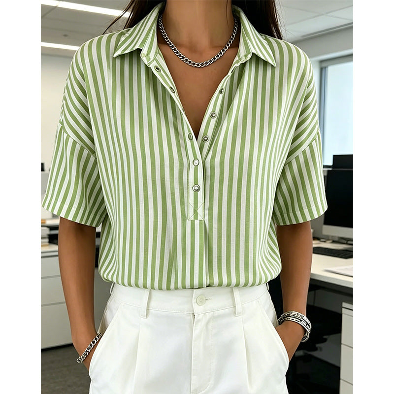 Emilia Striped Blouse