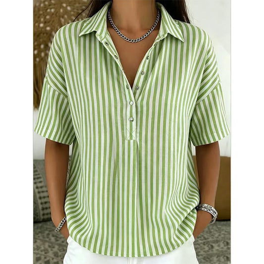 Emilia Striped Blouse